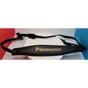 Vintage Panasonic Neck Shoulder Strap 42" Black Film Camera Camcorder Etc.
